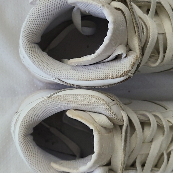 NIKE AIR FORCE 1 MID WHITE 2014(GS) YOUTH SHOE - Picture 6 of 12